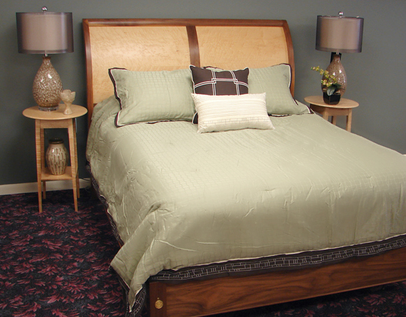 Handcrafted Panel Bed Vermont Studio Furniture