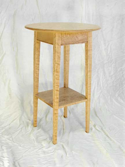 Bird's-Eye Maple Display Table